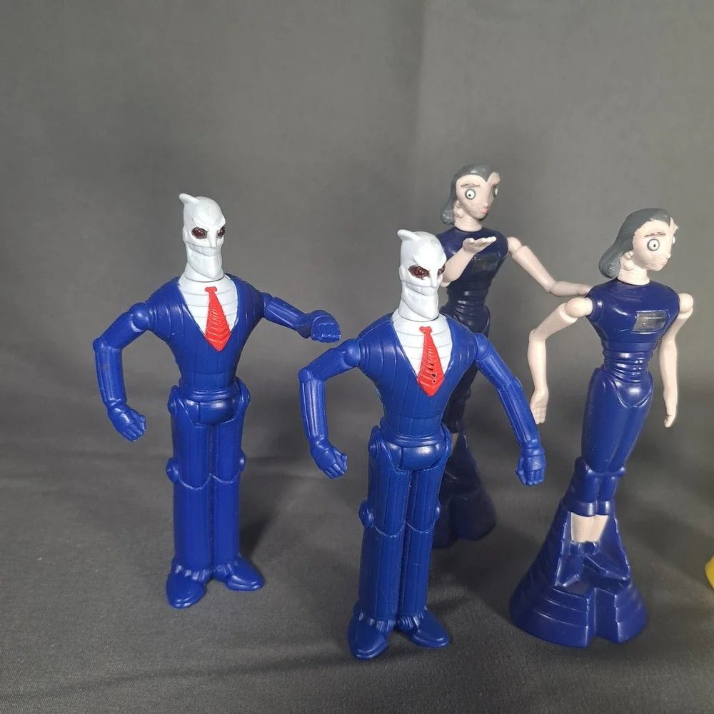 VTG 2005 Robots Movie‎ Burger King Toy Lot Rodney Piper Cappy Ratchet Y2K Retro